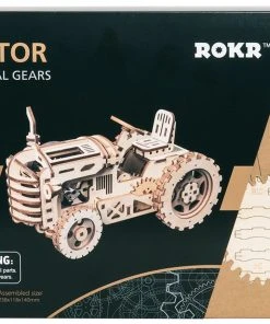 Rokr Tractor 3D Wooden Kit