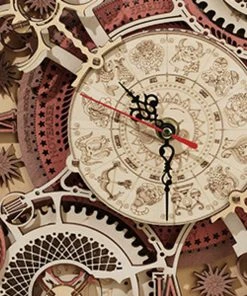 Rokr Zodiak Wall Clock 3D Wooden Kit -Games Workshop shop 311892 24613.1676906629