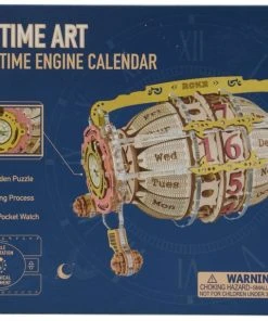 Rokr Time Engine Calendar 3D Wooden Puzzle