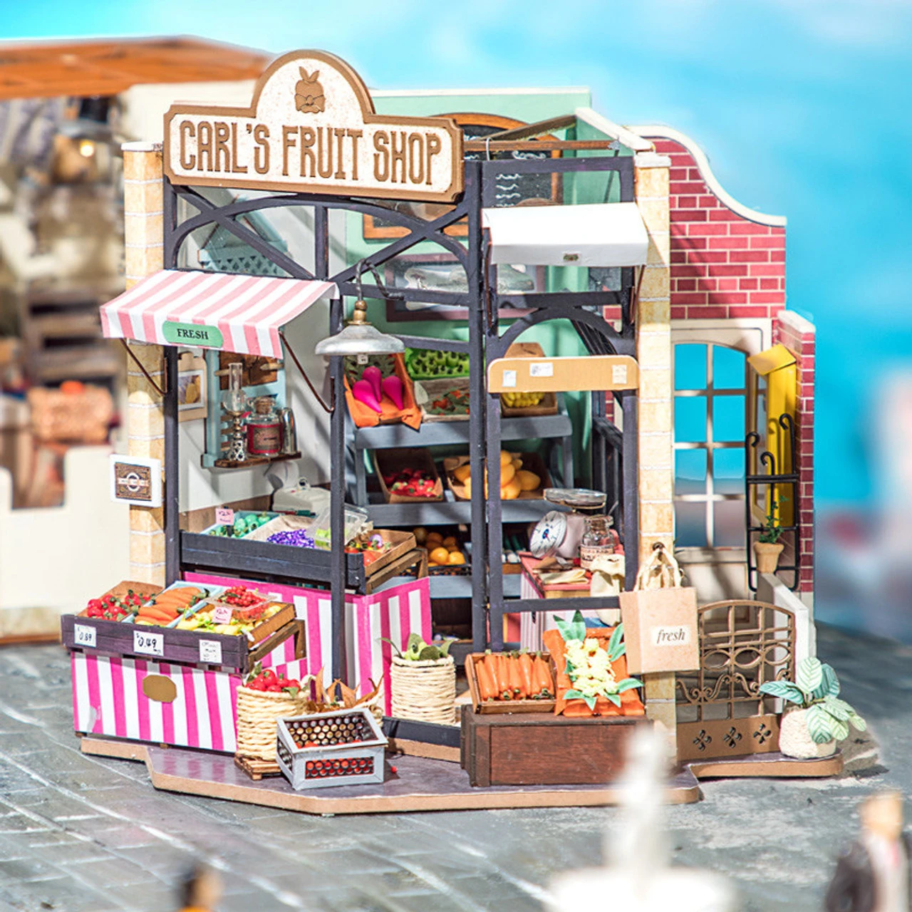 Rolife Carl’s Fruit Shop 3D Wooden Kit 4 Rolife Carl’s Fruit Shop 3D Wooden Kit - Image 4