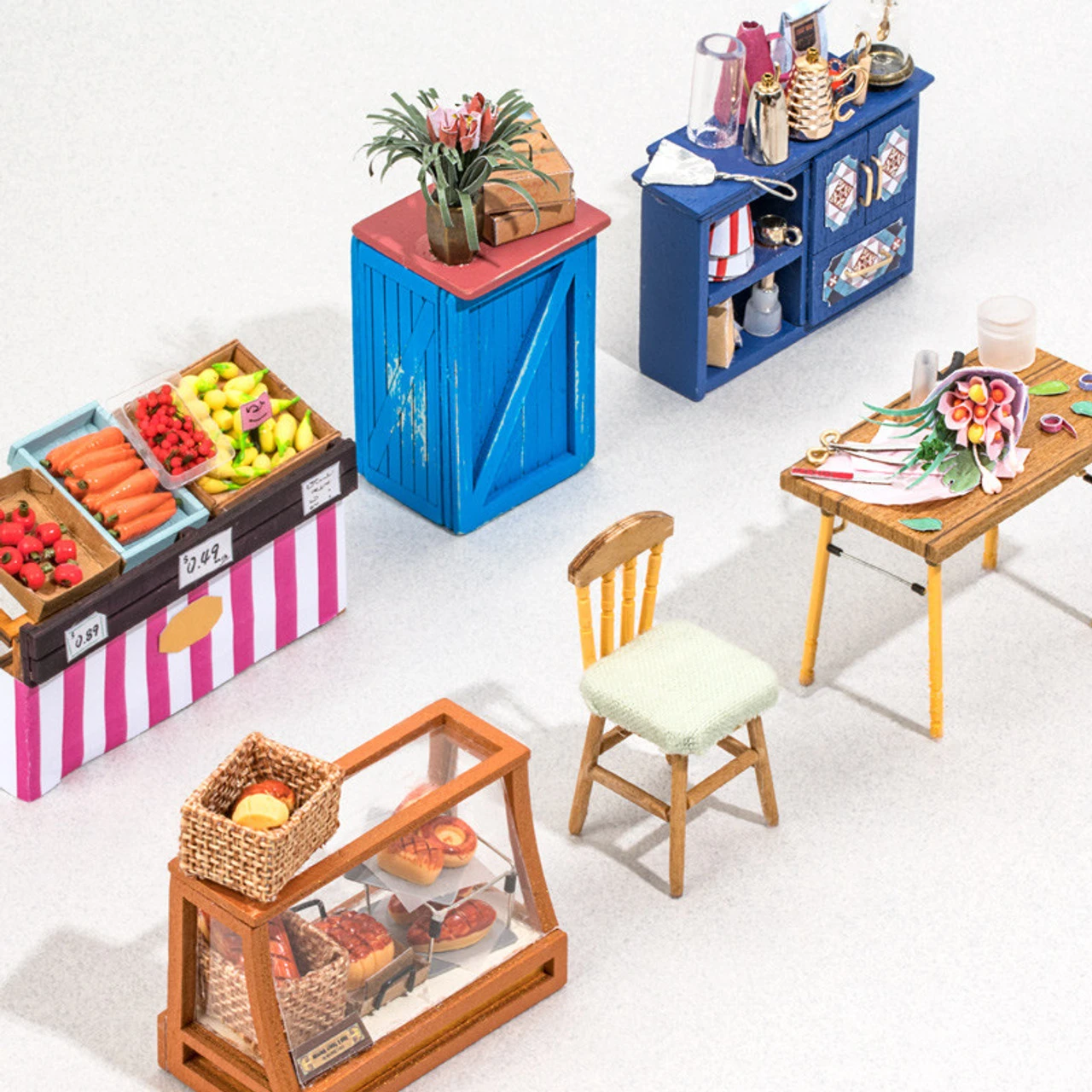Rolife Carl’s Fruit Shop 3D Wooden Kit 8 Rolife Carl’s Fruit Shop 3D Wooden Kit - Image 8