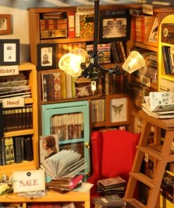 Rolife Sams Study 3D Wooden Kit -Games Workshop shop 311940 06320.1676905086