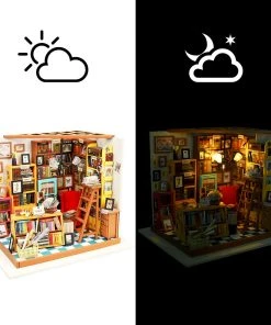 Rolife Sams Study 3D Wooden Kit -Games Workshop shop 311944 18976.1676905093