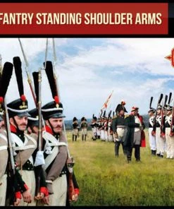 Strelets 1/72 Russian Infantry Standing Shoulder Arms Model Figures