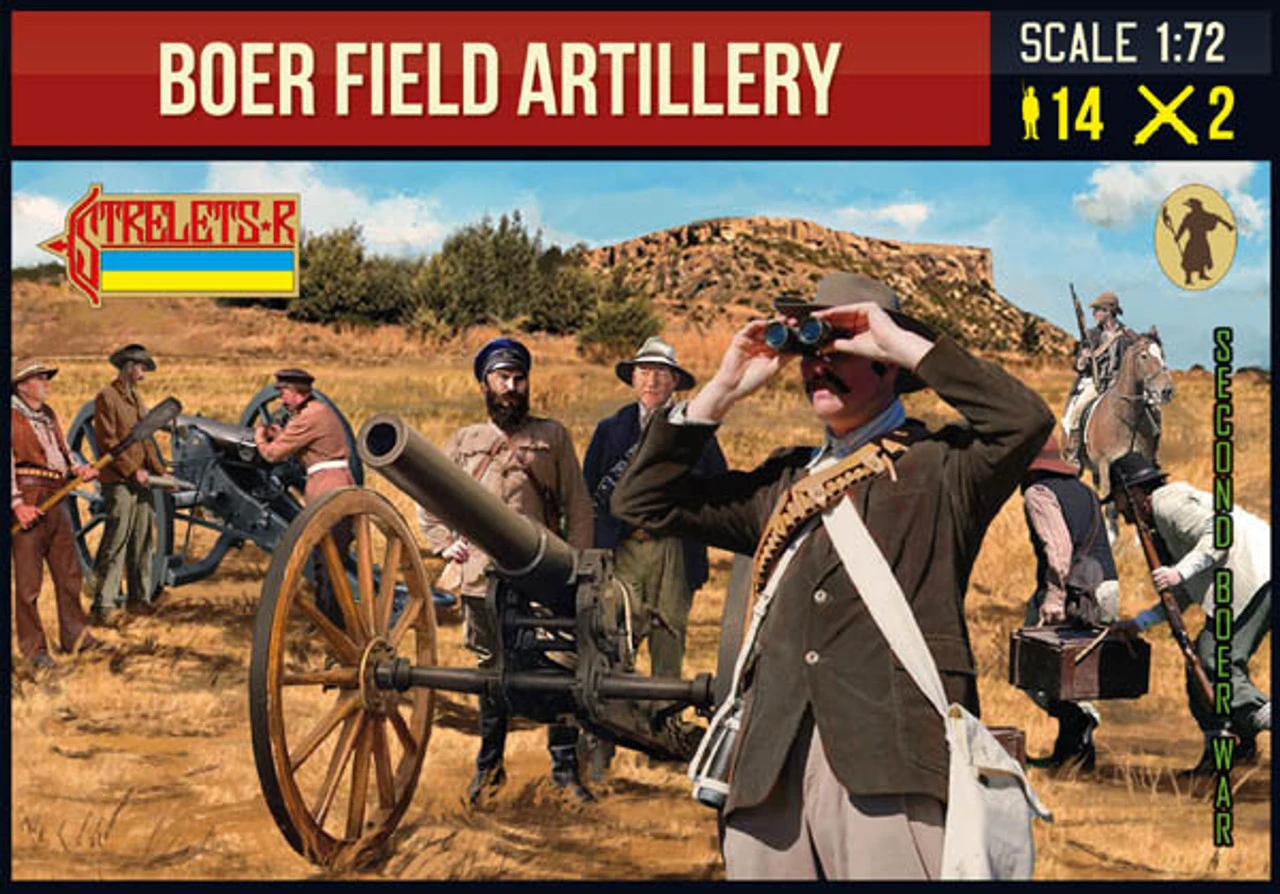 Strelets 1/72 Boer Field Artillery Model Figures 1 Strelets 1/72 Boer Field Artillery Model Figures