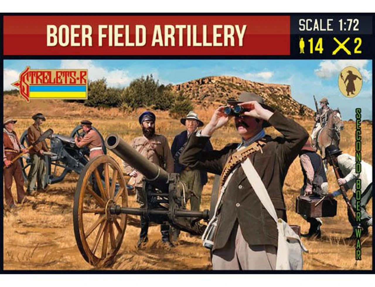 Strelets 1/72 Boer Field Artillery Model Figures 2 Strelets 1/72 Boer Field Artillery Model Figures - Image 2