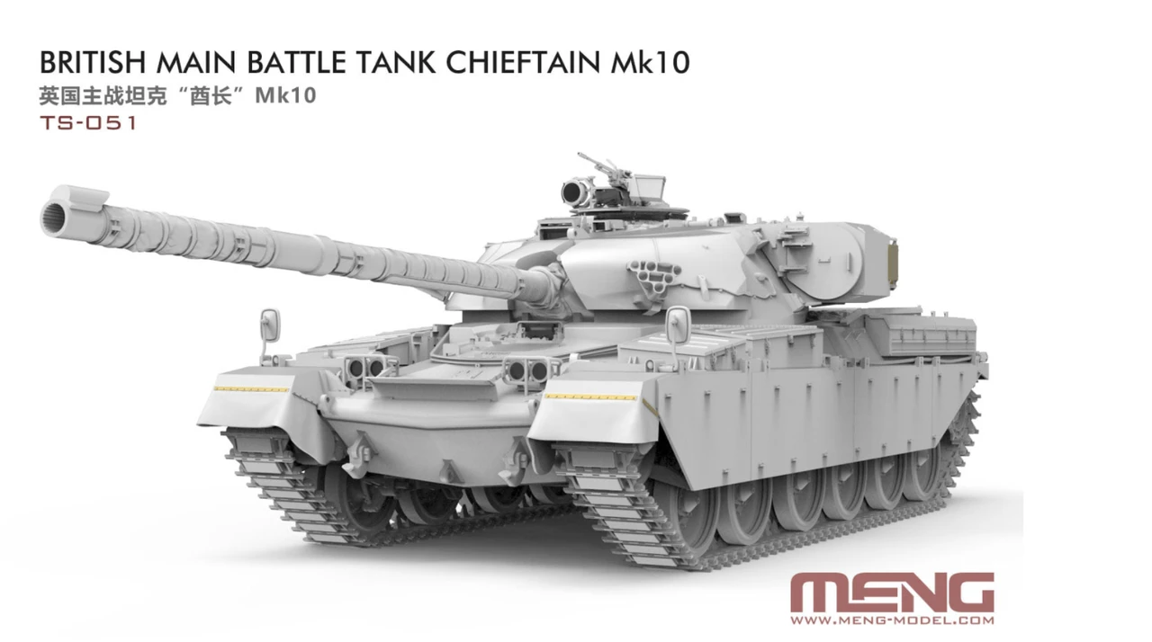 Meng Models 1/35 Chieftain Mk.10 MBT Model Kit 2 Meng Models 1/35 Chieftain Mk.10 MBT Model Kit - Image 2