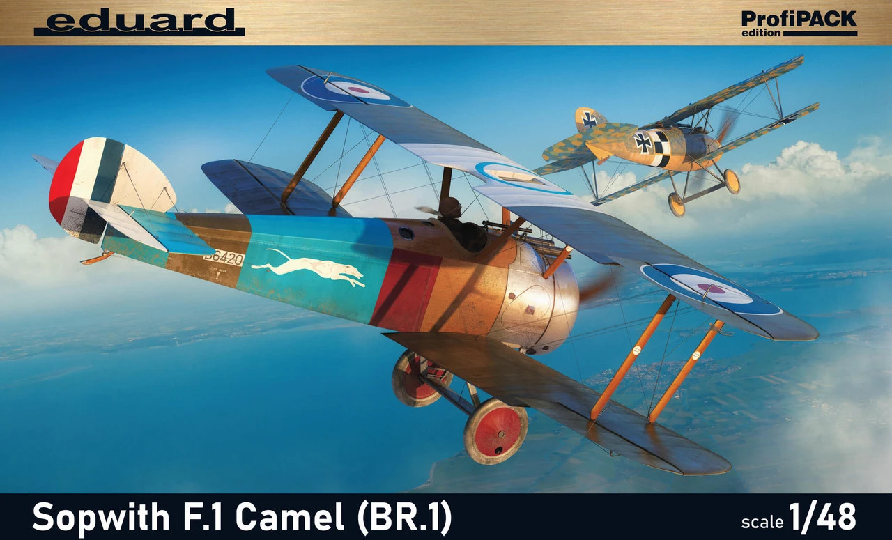 Eduard 1/48 Sopwith F.1 Camel BR.1 Profipack Model Kit 1 Eduard 1/48 Sopwith F.1 Camel BR.1 Profipack Model Kit