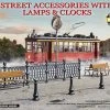 MiniArt 1/35 Street Accessories With Lamps & Clocks