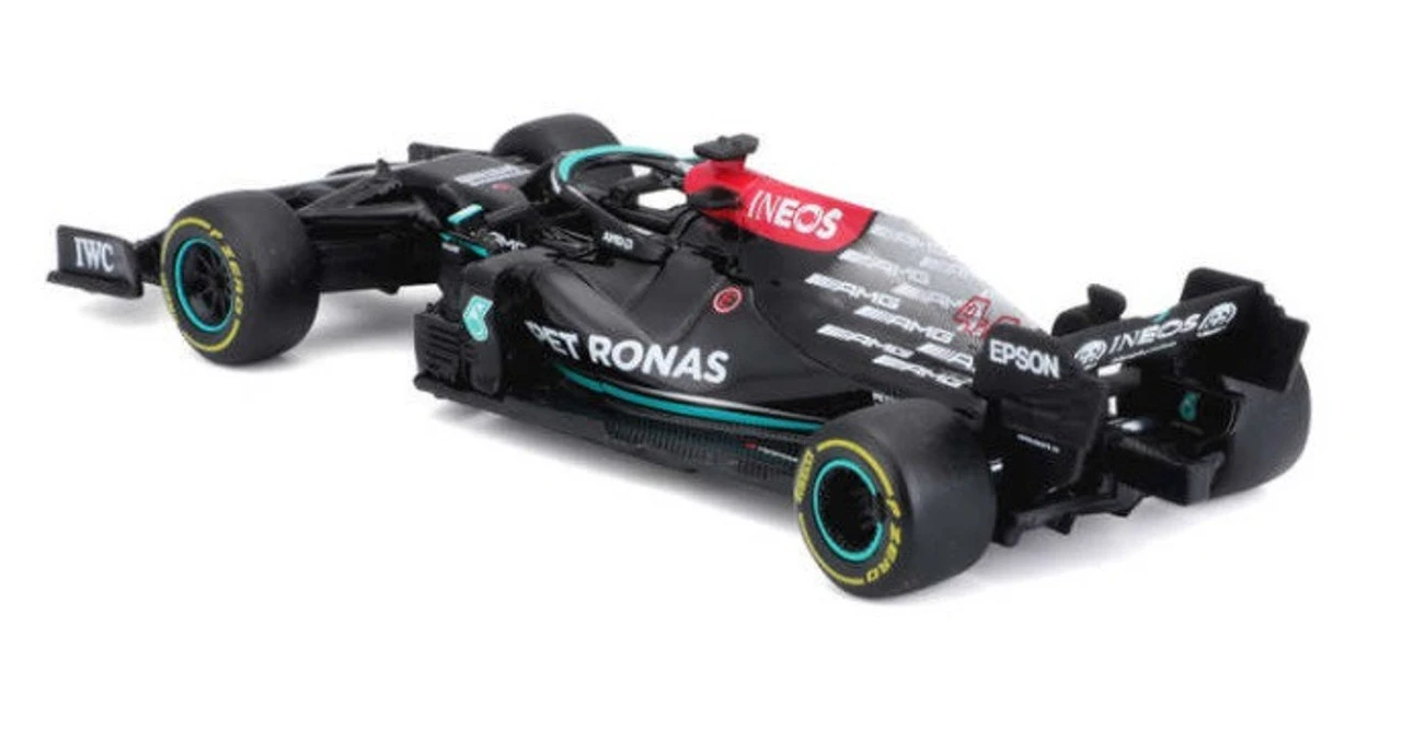 Burago 1/43 Lewis Hamilton Mercedes F1 AMG W12 2 Burago 1/43 Lewis Hamilton Mercedes F1 AMG W12 - Image 2