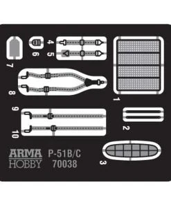 Arma Hobby 1/72 NAA P-51B/C Mustang Expert Set Model Kit -Games Workshop shop 313939 19017.1676903902