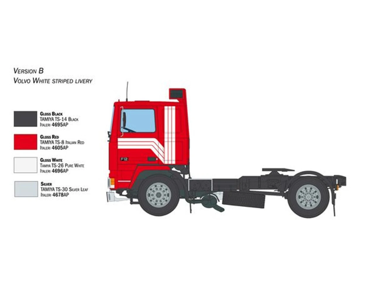 Italeri 1/24 Volvo F12 Intercooler Low Roof Model 8 Italeri 1/24 Volvo F12 Intercooler Low Roof Model - Image 8