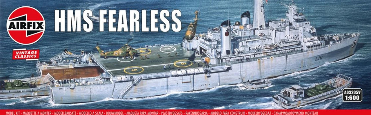 Airfix 1/600 HMS Fearless 1 Airfix 1/600 HMS Fearless