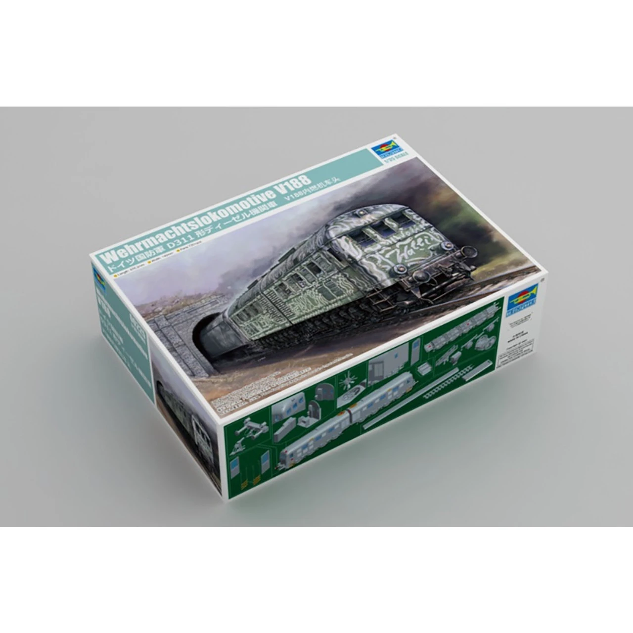 Trumpeter 1/35 Wehrmachtslokomotive V188 2 Trumpeter 1/35 Wehrmachtslokomotive V188 - Image 2