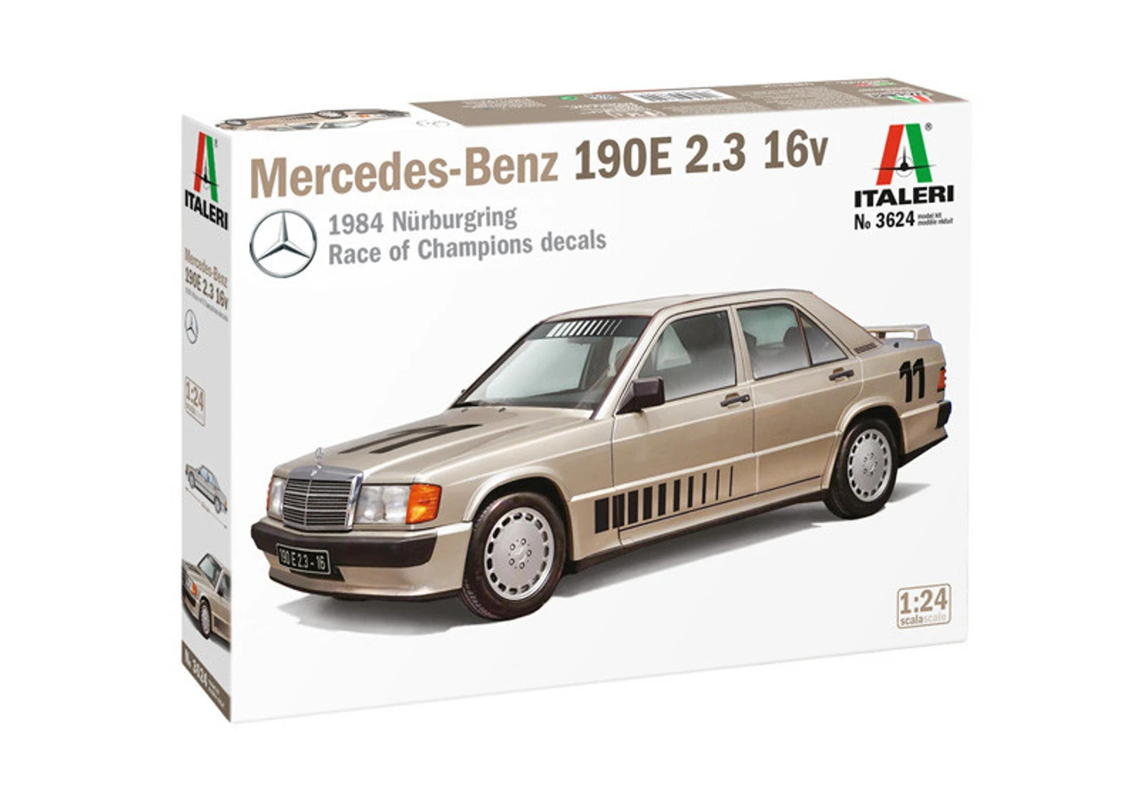 Italeri 1/24 Mercedes 190E 2.3 16V 1 Italeri 1/24 Mercedes 190E 2.3 16V