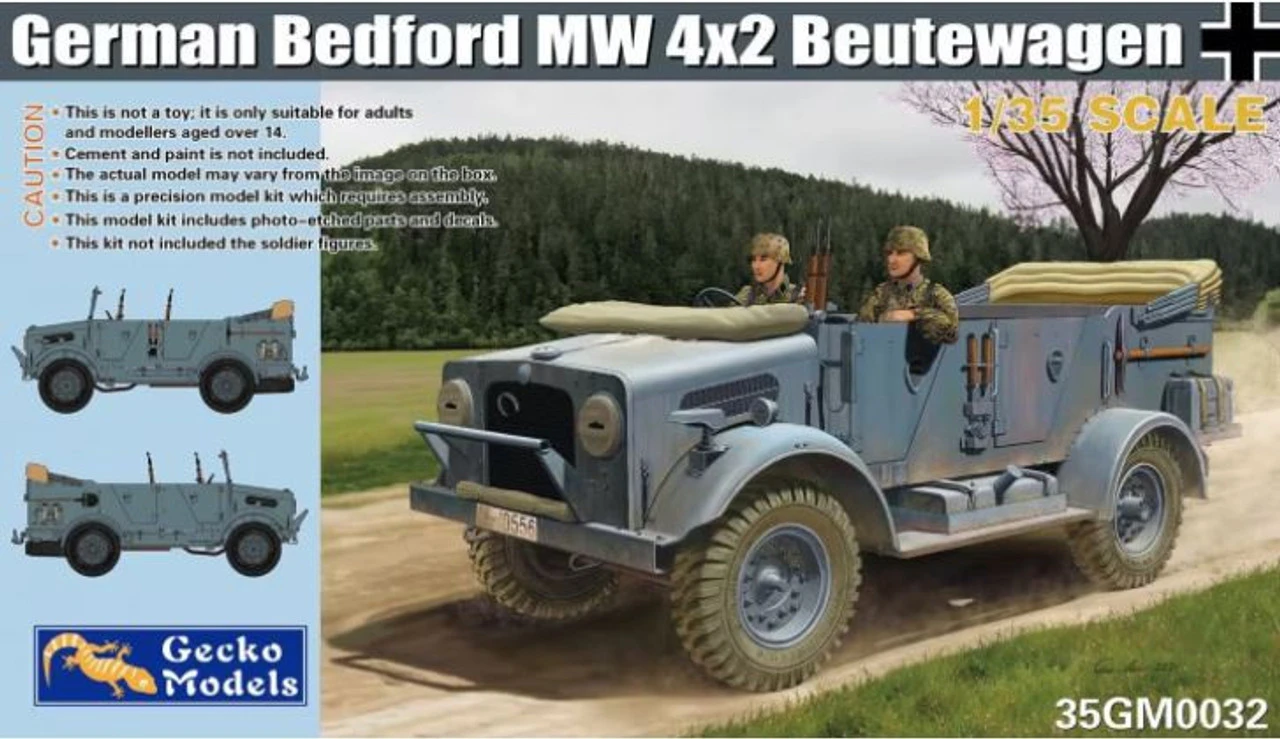 Gecko Models 1/35 German Bedford MW 4x2 Beutewagen Model Kit 1 Gecko Models 1/35 German Bedford MW 4x2 Beutewagen Model Kit