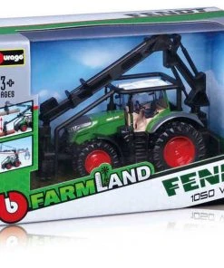 Alternative view of Burago Fendt 1050 Vario With Front Loader Log Loader And 3 Logs