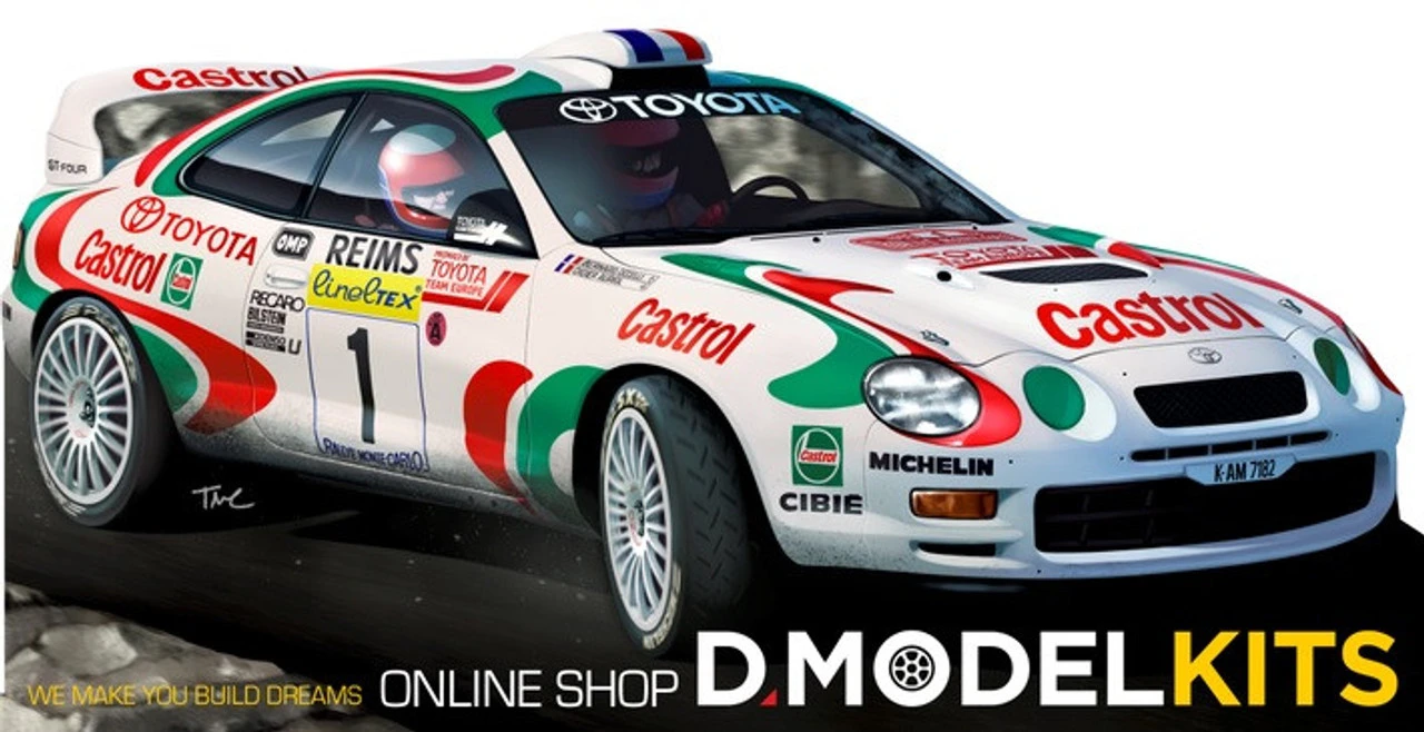 DM 1/24 Toyota Celica GT-Four (S205) Rally Montecarlo 1995 Model Kit 1 DM 1/24 Toyota Celica GT-Four (S205) Rally Montecarlo 1995 Model Kit