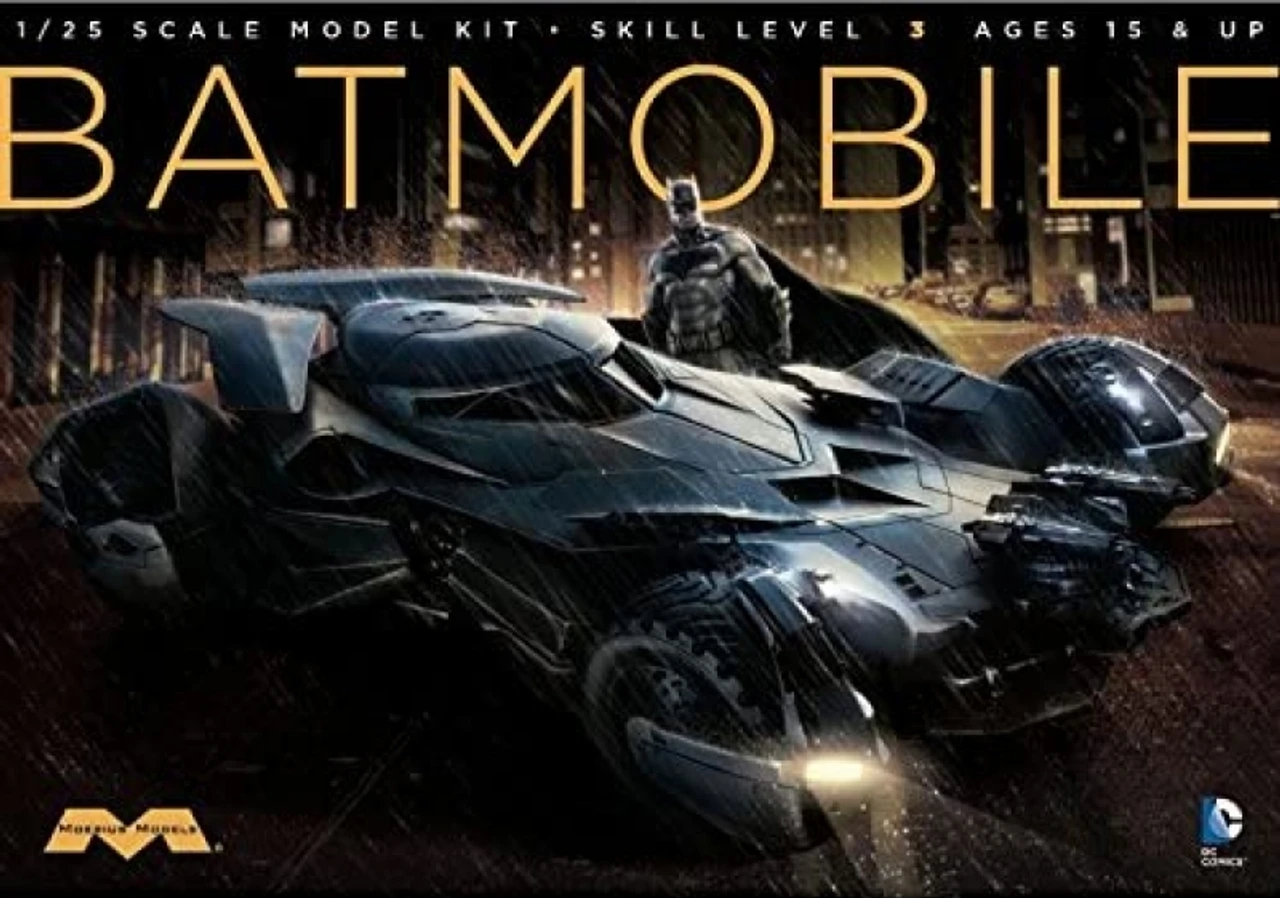 Moebius Models 1/25 Batman Vs Superman Batmobile 1 Moebius Models 1/25 Batman Vs Superman Batmobile