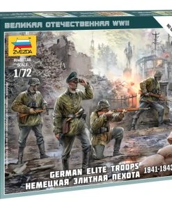 Zvezda 1/72 German Elite Troops 1939-43 Model Figures