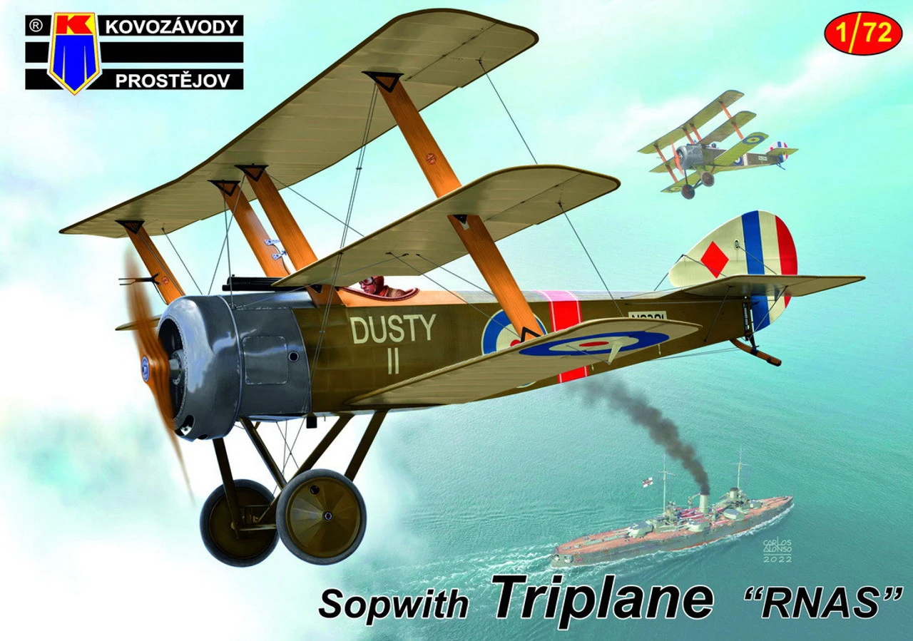 KPM 1/72 Sopwith Triplane "RNAS" Model Kit 1 KPM 1/72 Sopwith Triplane "RNAS" Model Kit