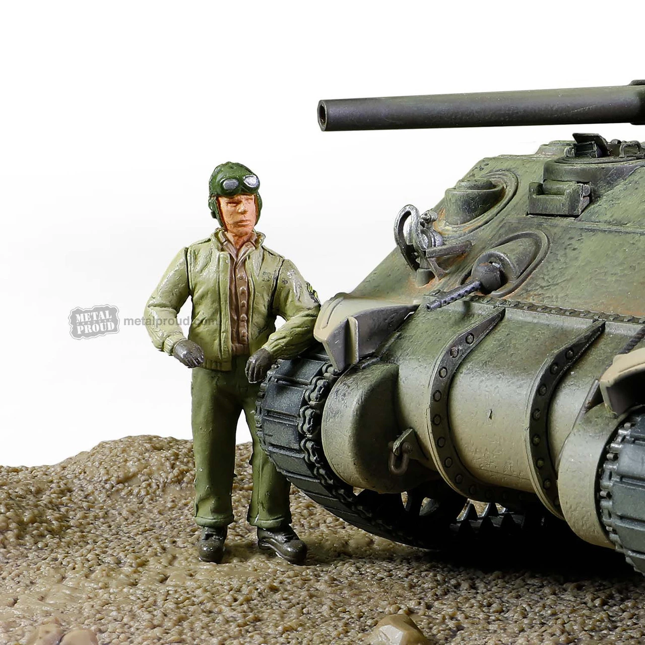 Forces Of Valor 1/32 U.S Medium Tank Sherman M4 (75) Diecast Model 9 Forces Of Valor 1/32 U.S Medium Tank Sherman M4 (75) Diecast Model - Image 9