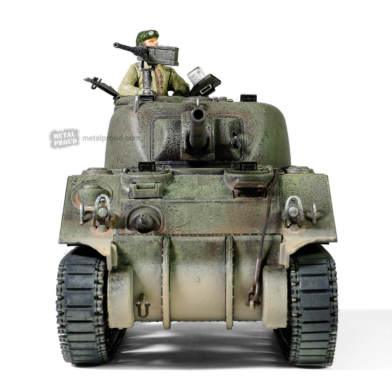 Forces Of Valor 1/32 U.S Medium Tank Sherman M4 (75) Diecast Model 6 Forces Of Valor 1/32 U.S Medium Tank Sherman M4 (75) Diecast Model - Image 6
