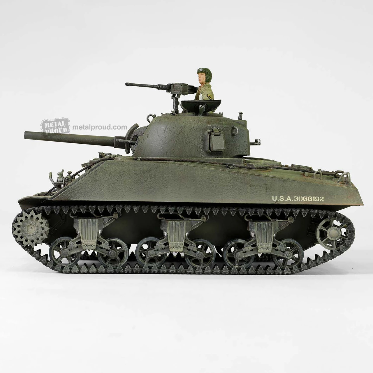 Forces Of Valor 1/32 U.S Medium Tank Sherman M4 (75) Diecast Model 3 Forces Of Valor 1/32 U.S Medium Tank Sherman M4 (75) Diecast Model - Image 3