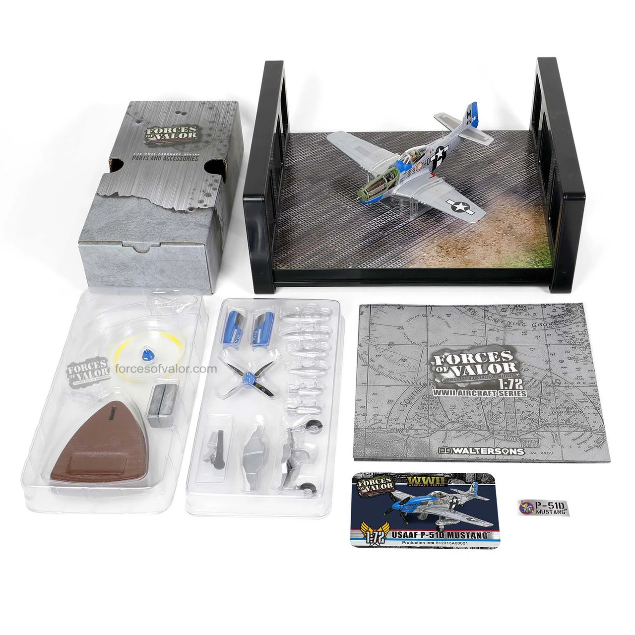 Forces Of Valor 1/72 P-51D Mustang Diecast Model 13 Forces Of Valor 1/72 P-51D Mustang Diecast Model - Image 13