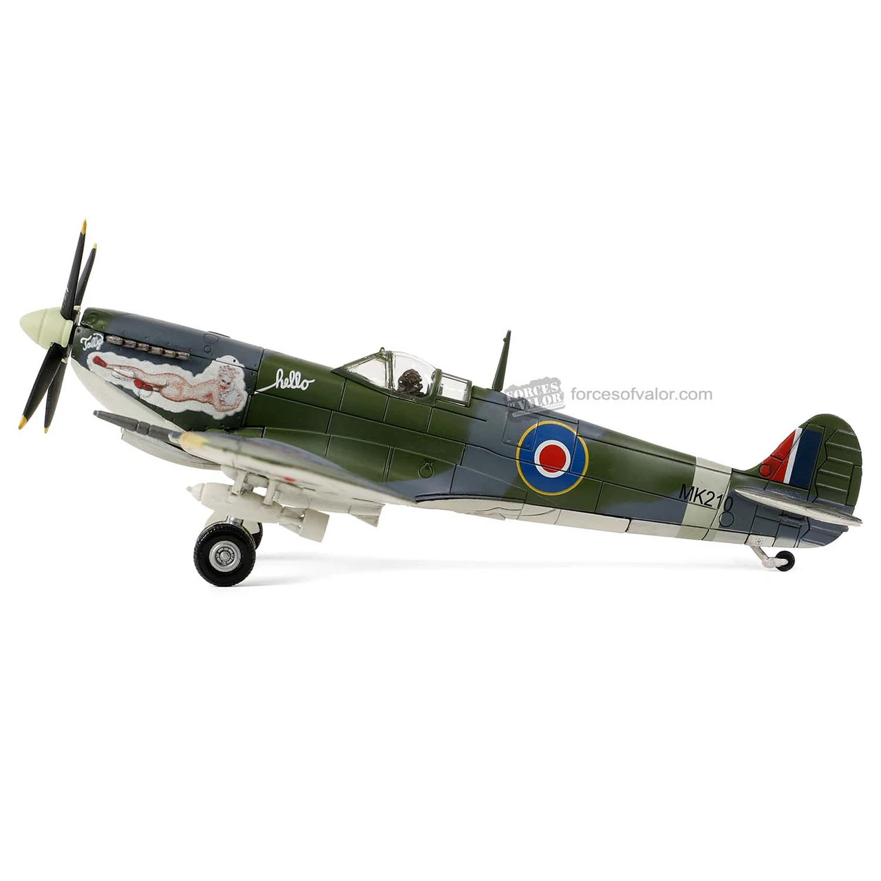 Forces Of Valor 1/72 Supermarine Spitfire Mk.IX MK 210 Diecast Model 3 Forces Of Valor 1/72 Supermarine Spitfire Mk.IX MK 210 Diecast Model - Image 3