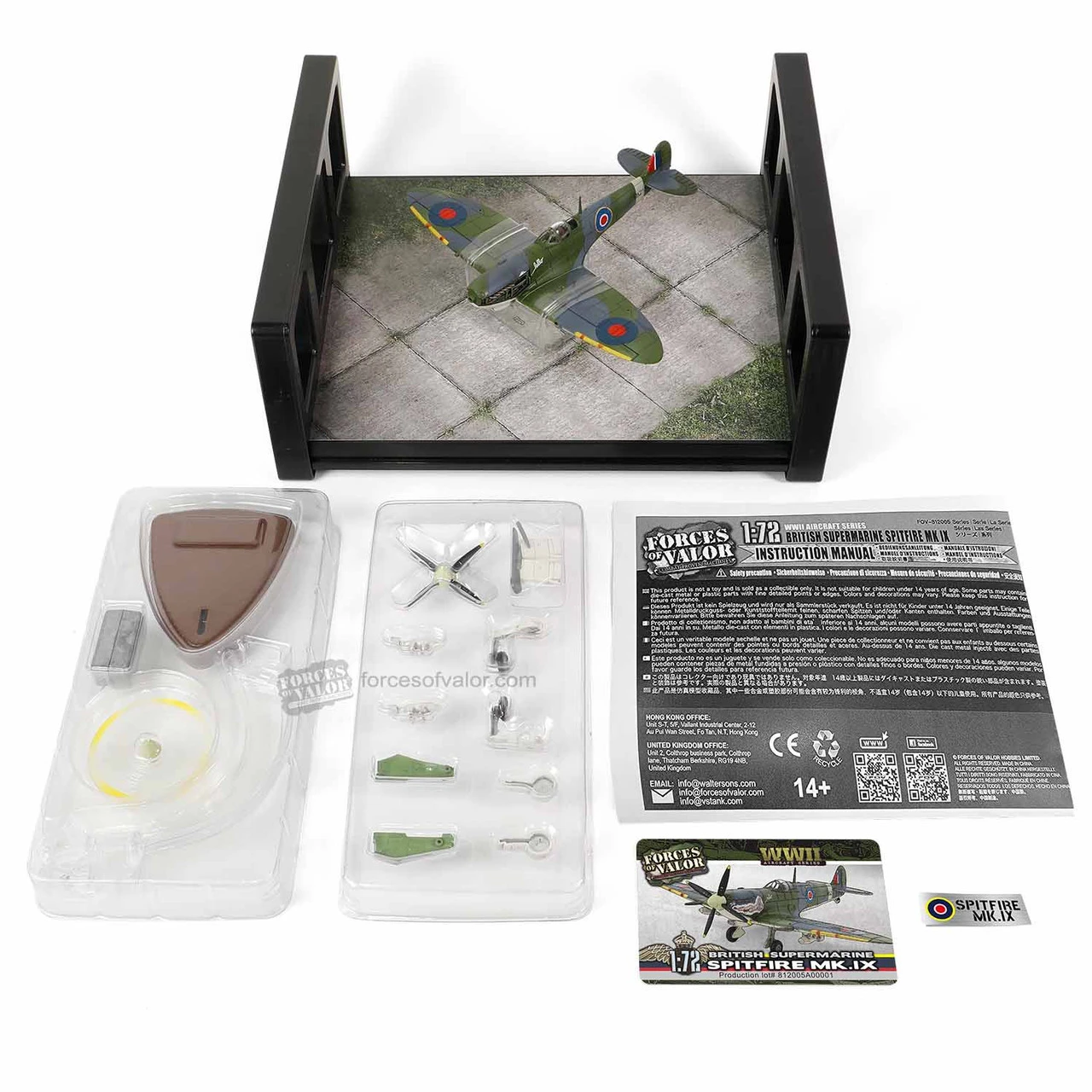 Forces Of Valor 1/72 Supermarine Spitfire Mk.IX MK 210 Diecast Model 12 Forces Of Valor 1/72 Supermarine Spitfire Mk.IX MK 210 Diecast Model - Image 12
