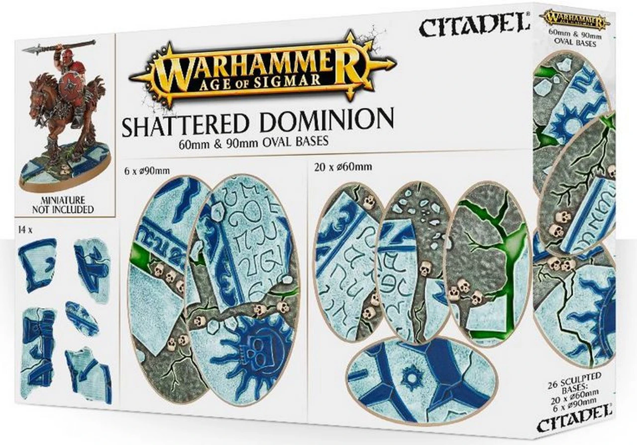 Citadel Shattered Dominion 60 & 90mm Oval Bases 2 Citadel Shattered Dominion 60 & 90mm Oval Bases - Image 2