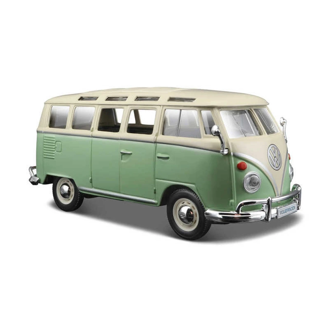 Maisto 1/24 Volkswagen Samba Van Green Diecast Model 1 Maisto 1/24 Volkswagen Samba Van Green Diecast Model