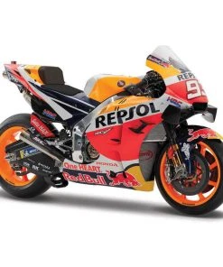 Maisto 1/18 2021 Repsol Honda Rc2 13V #93 Marquez Diecast Model