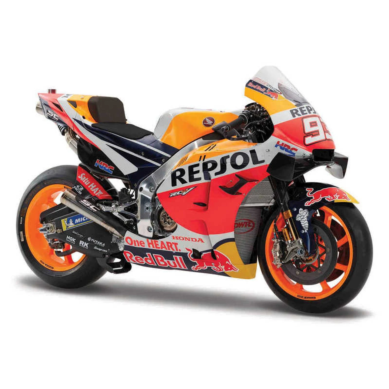 Maisto 1/18 2021 Repsol Honda Rc2 13V #93 Marquez Diecast Model 1 Maisto 1/18 2021 Repsol Honda Rc2 13V #93 Marquez Diecast Model