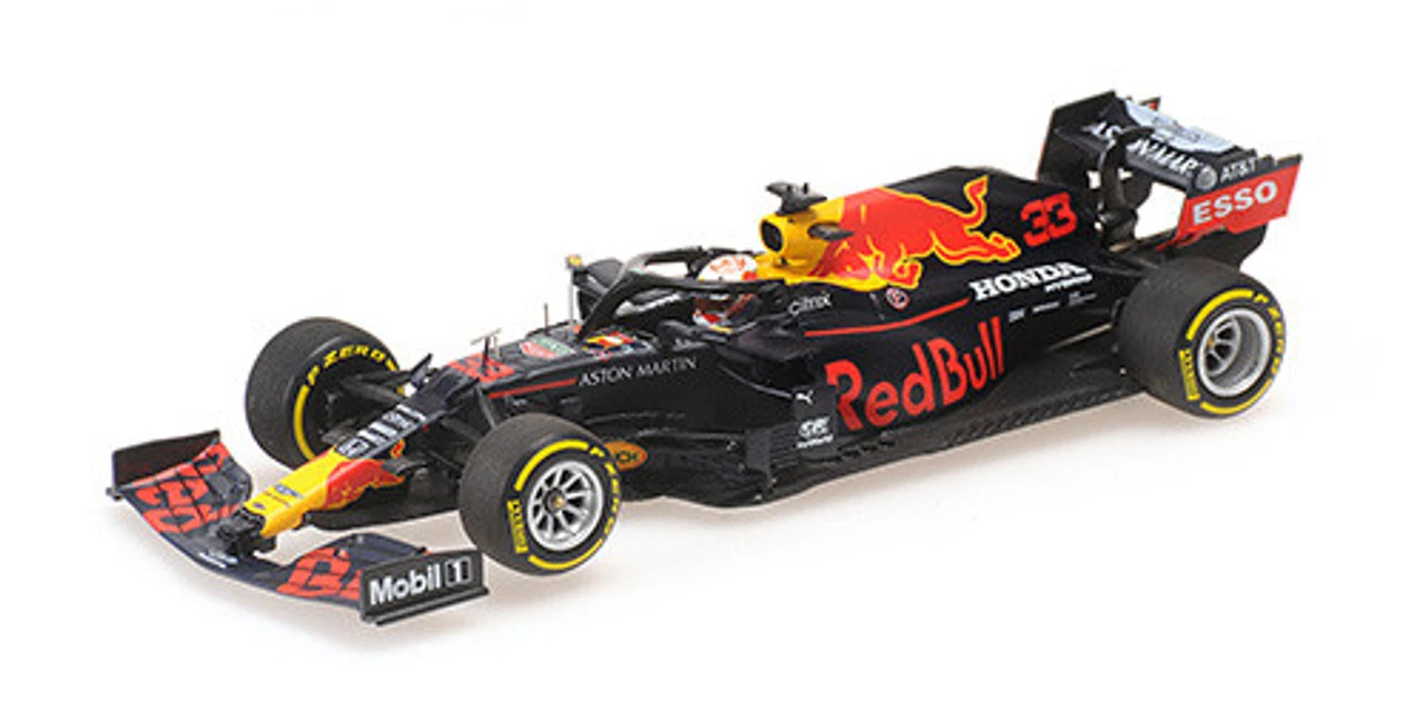 Minichamps 1/43 Aston Martin Red Bull Racing RB16 - Max Verstappen - Winner Brazil GP 2019 1 Minichamps 1/43 Aston Martin Red Bull Racing RB16 - Max Verstappen - Winner Brazil GP 2019