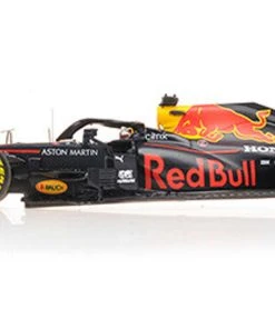 Alternative view of Minichamps 1/43 Aston Martin Red Bull Racing RB16 - Max Verstappen - Winner Brazil GP 2019