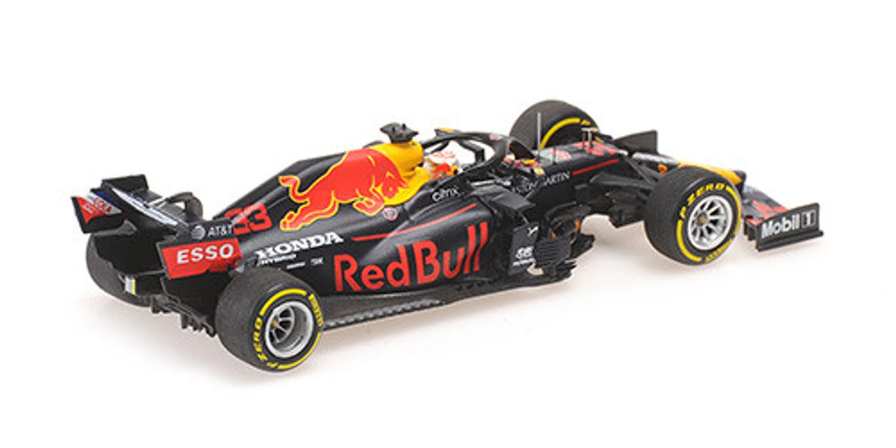 Minichamps 1/43 Aston Martin Red Bull Racing RB16 - Max Verstappen - Winner Brazil GP 2019 3 Minichamps 1/43 Aston Martin Red Bull Racing RB16 - Max Verstappen - Winner Brazil GP 2019 - Image 3
