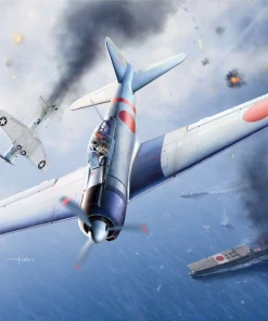 Academy 1/48 Mitsubishi A6M2b Zero Fighter Model 21 Battle Of Midway