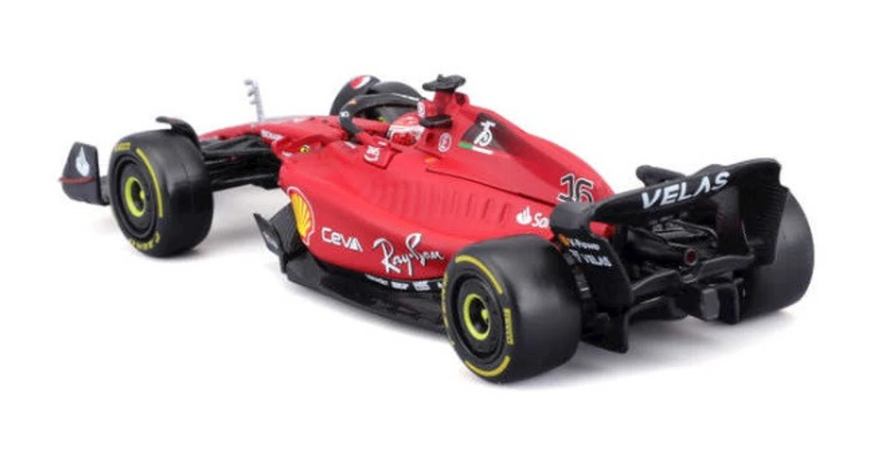 Burago 1/43 Ferrari F1-75 2022 #16 Charles Leclerc Diecast Model 3 Burago 1/43 Ferrari F1-75 2022 #16 Charles Leclerc Diecast Model - Image 3