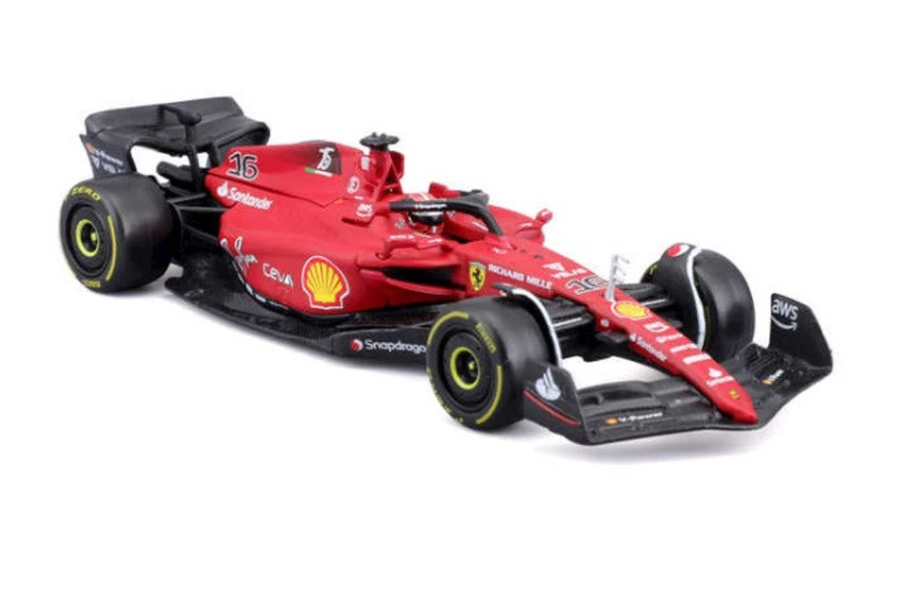 Burago 1/43 Ferrari F1-75 2022 #16 Charles Leclerc Diecast Model 2 Burago 1/43 Ferrari F1-75 2022 #16 Charles Leclerc Diecast Model - Image 2