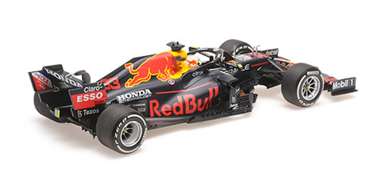 Minichamps 1/18 Red Bull Racing Honda RB16B, Max Verstappen, Winner French GP 2021 2 Minichamps 1/18 Red Bull Racing Honda RB16B, Max Verstappen, Winner French GP 2021 - Image 2