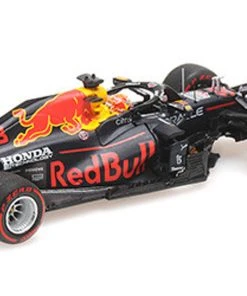 Alternative view of Minichamps 1/43 Red Bull Racing Honda RB16B, Max Verstappen, Winner Dutch GP 2021