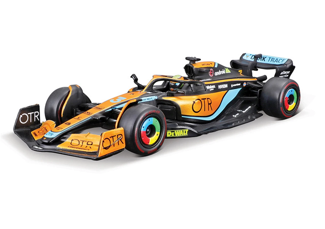 Burago 1/43 McLaren F1 MCL 36 2022 #3 Daniel Ricciardo Diecast Model 1 Burago 1/43 McLaren F1 MCL 36 2022 #3 Daniel Ricciardo Diecast Model