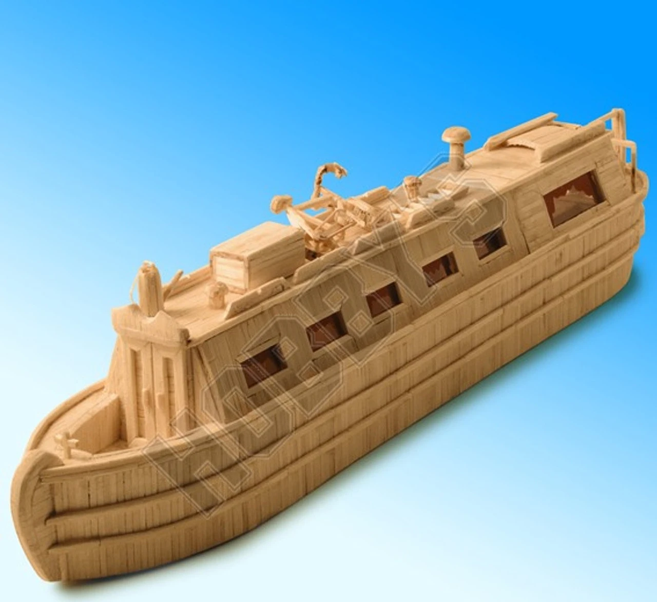 Matchmaker Canal Narrow Boat Matchstick Model 1 Matchmaker Canal Narrow Boat Matchstick Model