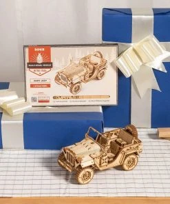 Rokr Army Jeep 3D Wooden Puzzle Model Kit 12 Rokr Army Jeep 3D Wooden Puzzle Model Kit -Games Workshop shop 326732 02007.1676906174