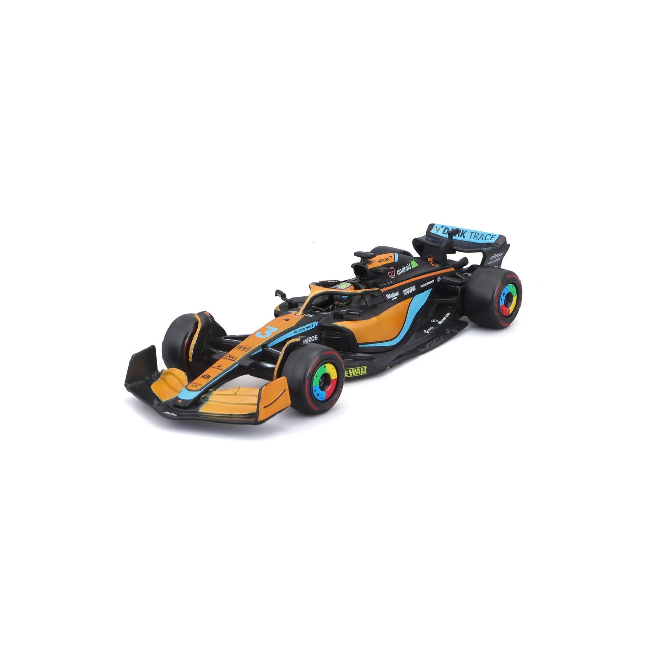 Burago 1/43 McLaren F1 MCL 36 2022 #3 Daniel Ricciardo Diecast Model 5 Burago 1/43 McLaren F1 MCL 36 2022 #3 Daniel Ricciardo Diecast Model - Image 5