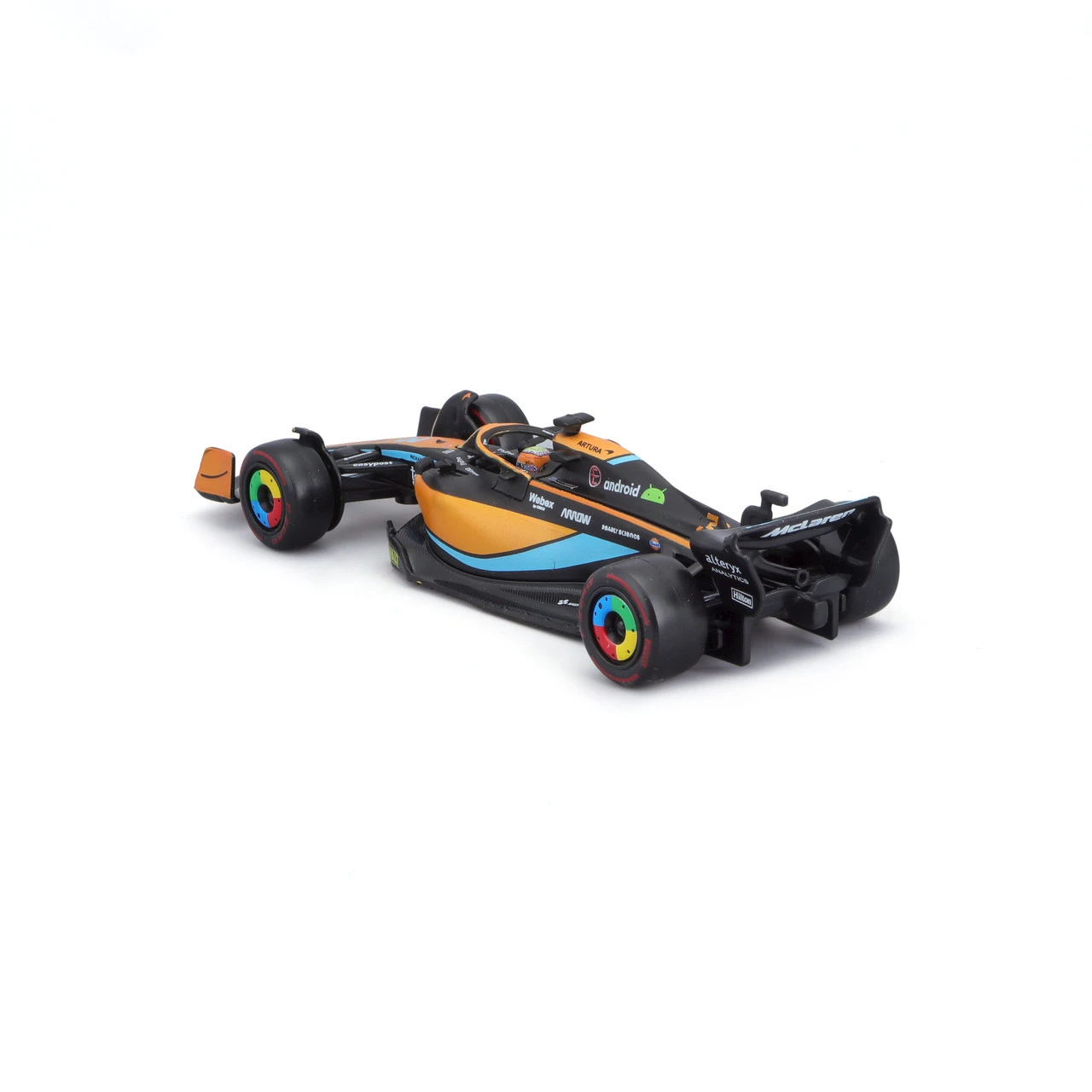 Burago 1/43 McLaren F1 MCL 36 2022 #3 Daniel Ricciardo Diecast Model 6 Burago 1/43 McLaren F1 MCL 36 2022 #3 Daniel Ricciardo Diecast Model - Image 6