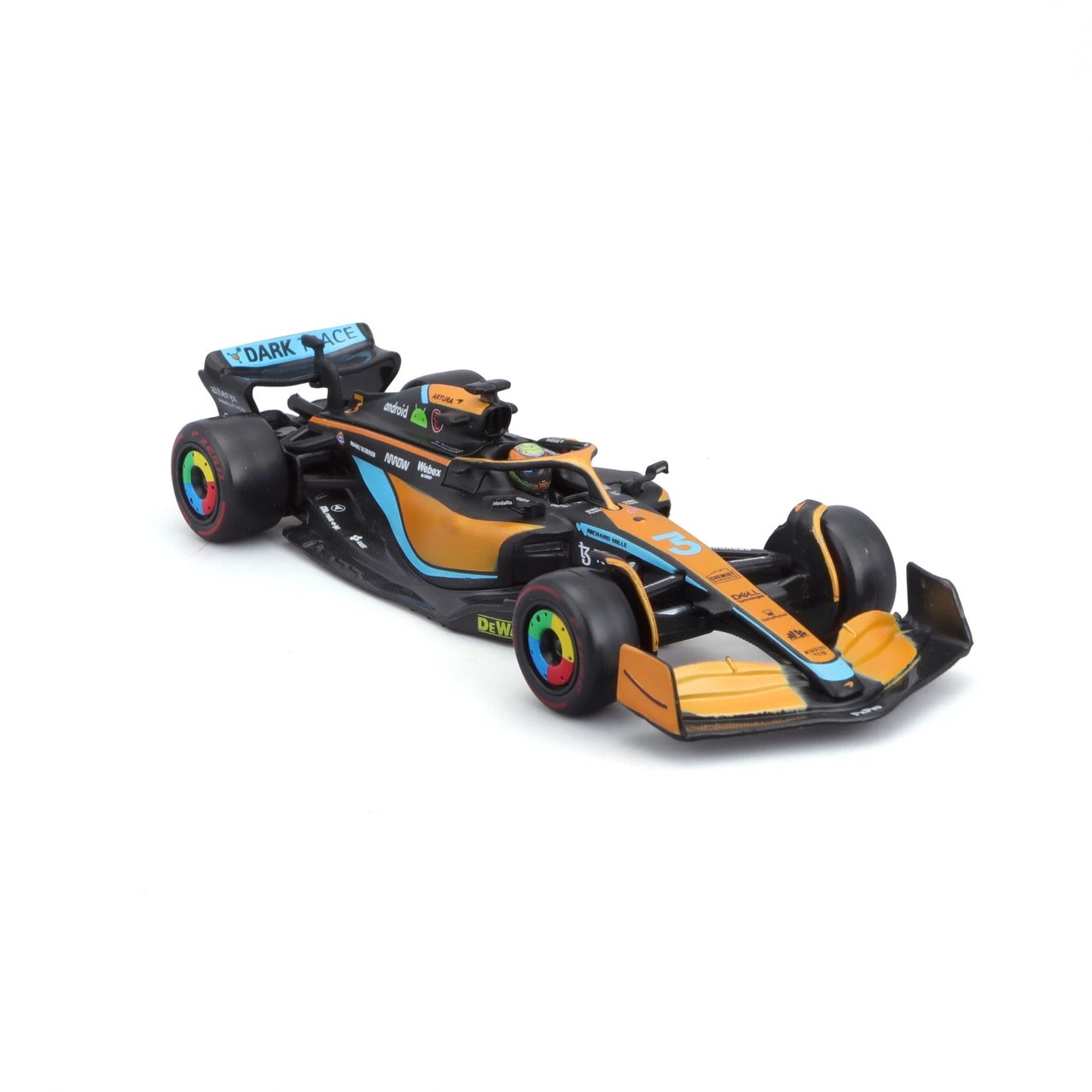 Burago 1/43 McLaren F1 MCL 36 2022 #3 Daniel Ricciardo Diecast Model 3 Burago 1/43 McLaren F1 MCL 36 2022 #3 Daniel Ricciardo Diecast Model - Image 3