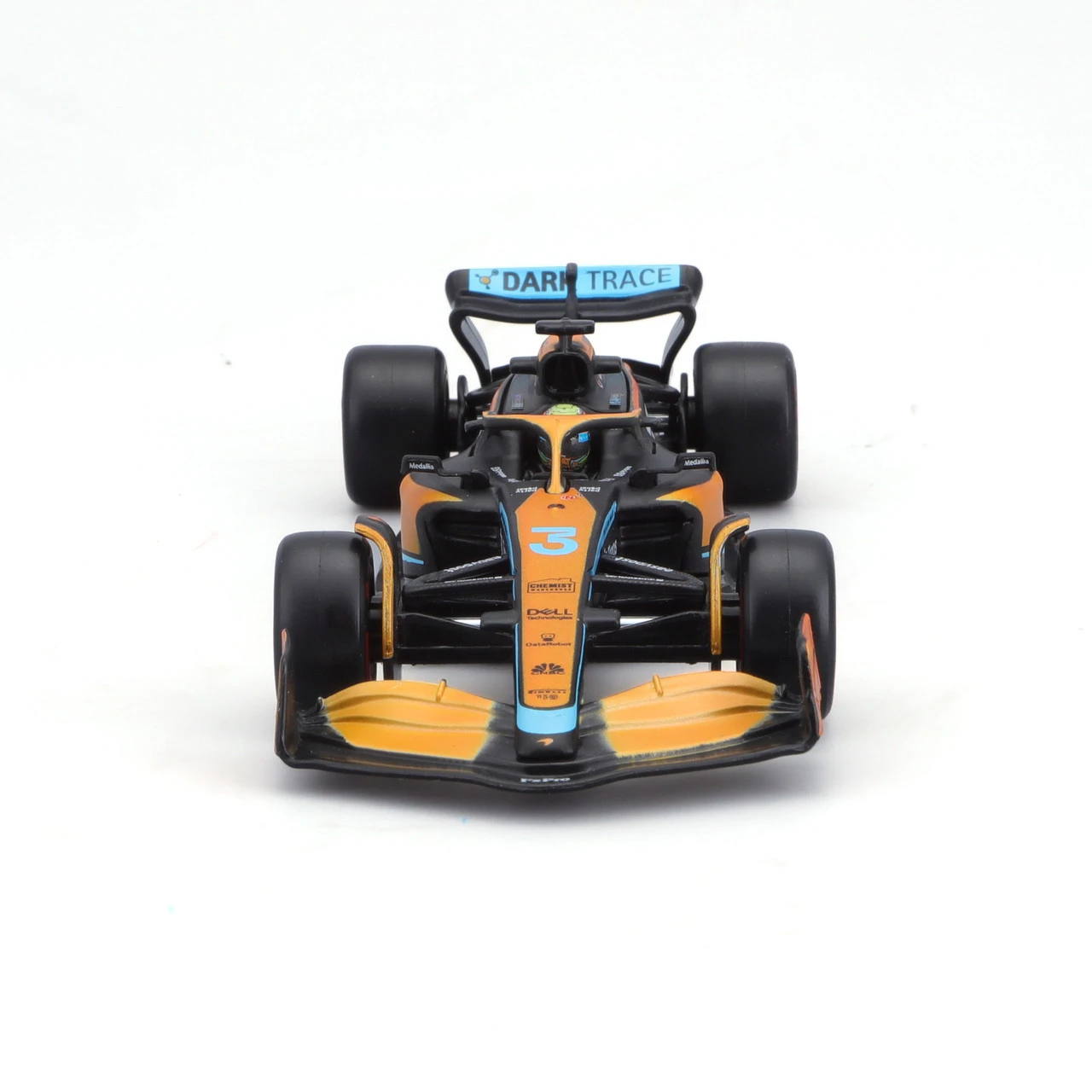 Burago 1/43 McLaren F1 MCL 36 2022 #3 Daniel Ricciardo Diecast Model 2 Burago 1/43 McLaren F1 MCL 36 2022 #3 Daniel Ricciardo Diecast Model - Image 2